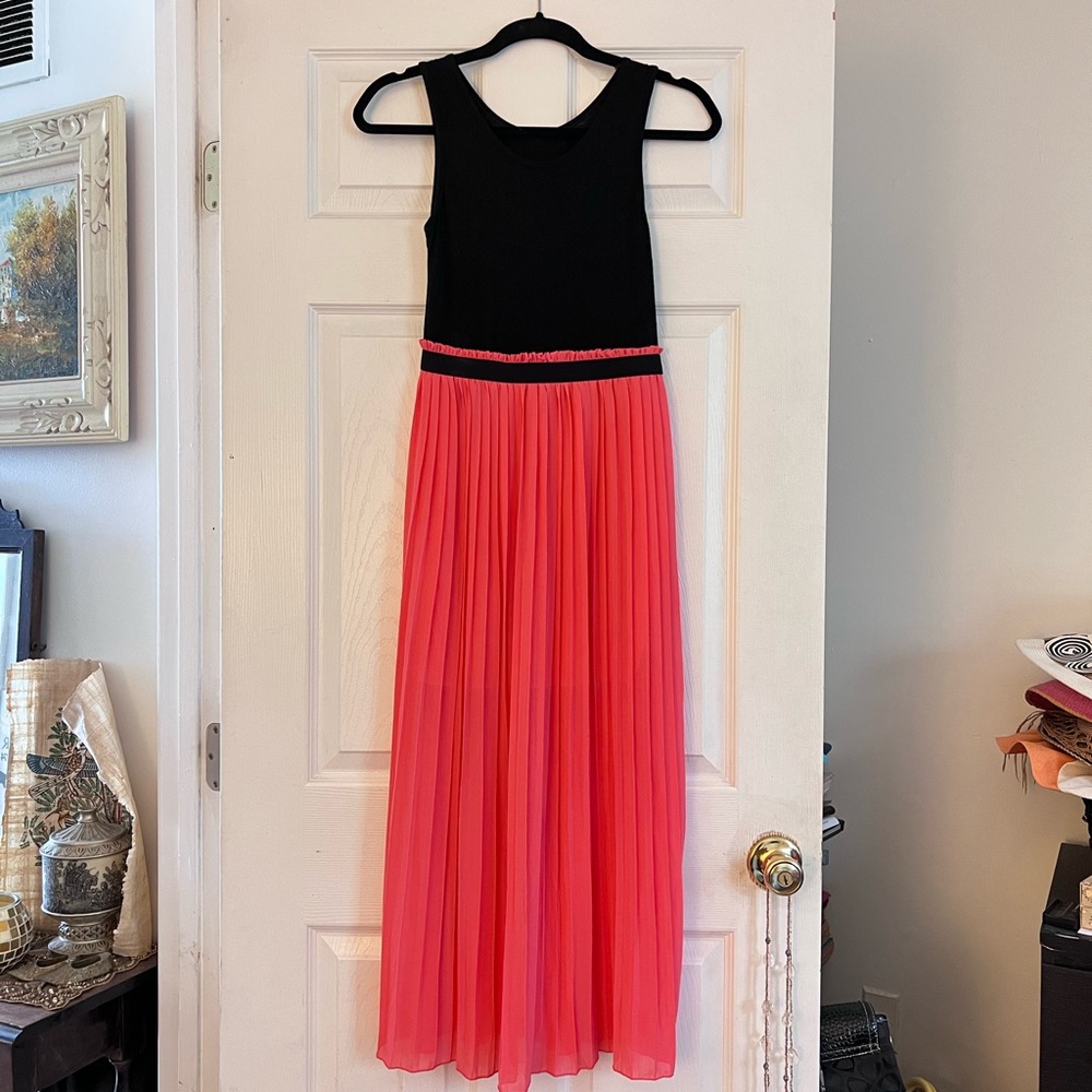 Fabulous Handmade Nylon & Polyester Pleated Dress - Fits Sizes Small to Medium